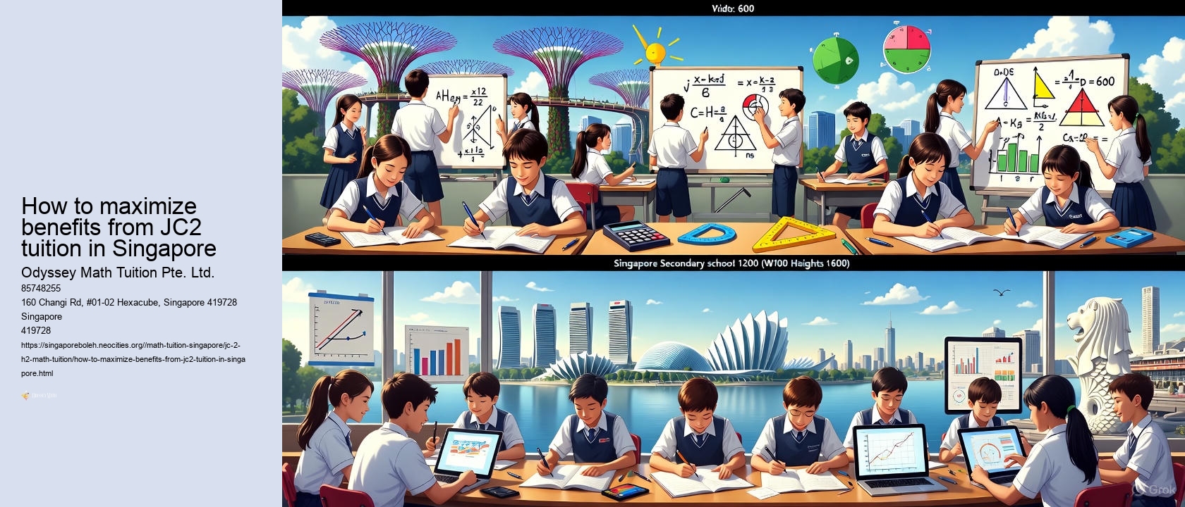 How to maximize benefits from JC2 tuition in Singapore