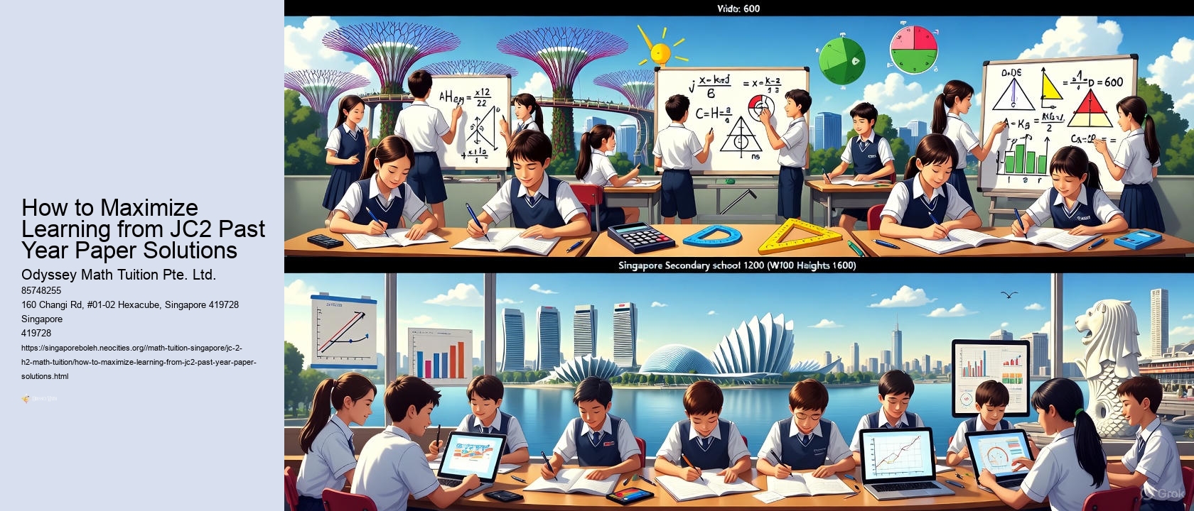 How to Maximize Learning from JC2 Past Year Paper Solutions