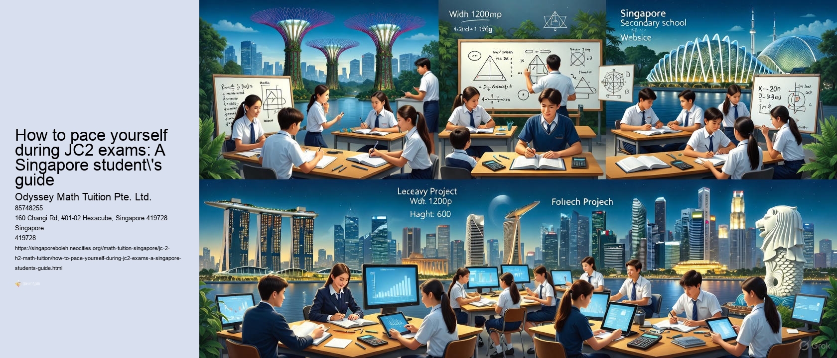 How to pace yourself during JC2 exams: A Singapore student's guide