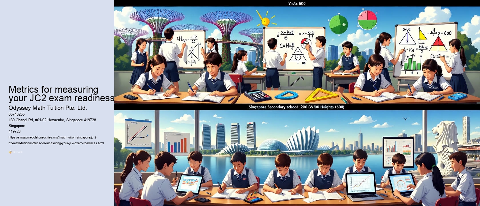 Metrics for measuring your JC2 exam readiness