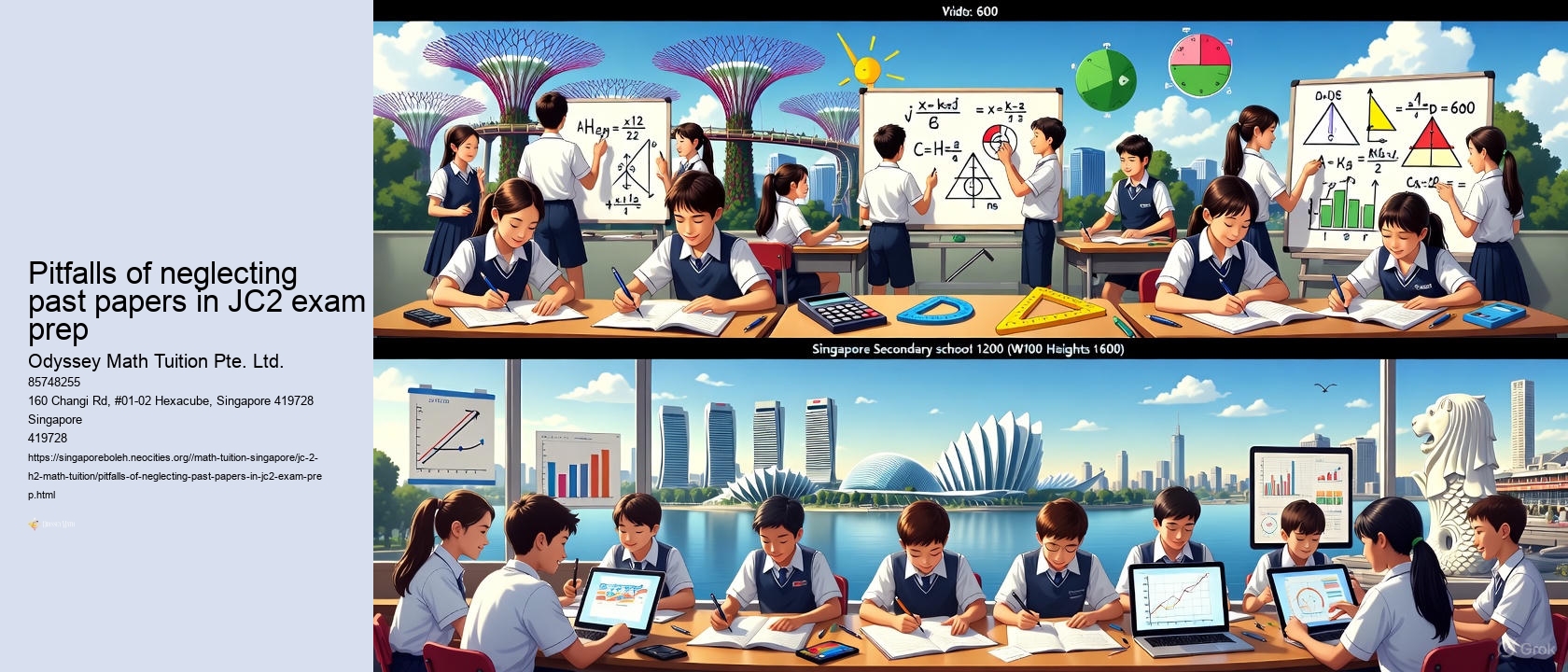 Pitfalls of neglecting past papers in JC2 exam prep