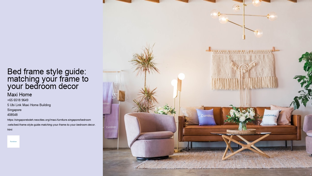 Bed frame style guide: matching your frame to your bedroom decor