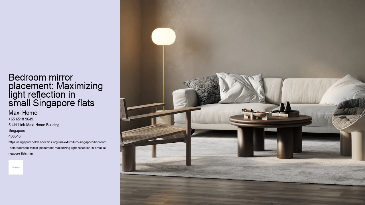 Bedroom mirror placement: Maximizing light reflection in small Singapore flats