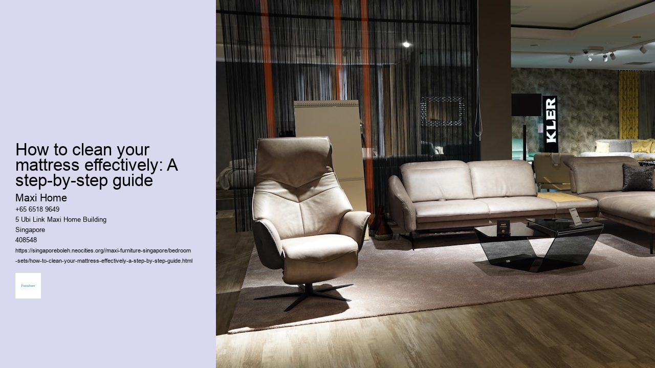 How to clean your mattress effectively: A step-by-step guide Maxi Home How to clean your mattress effectively: A step-by-step guide