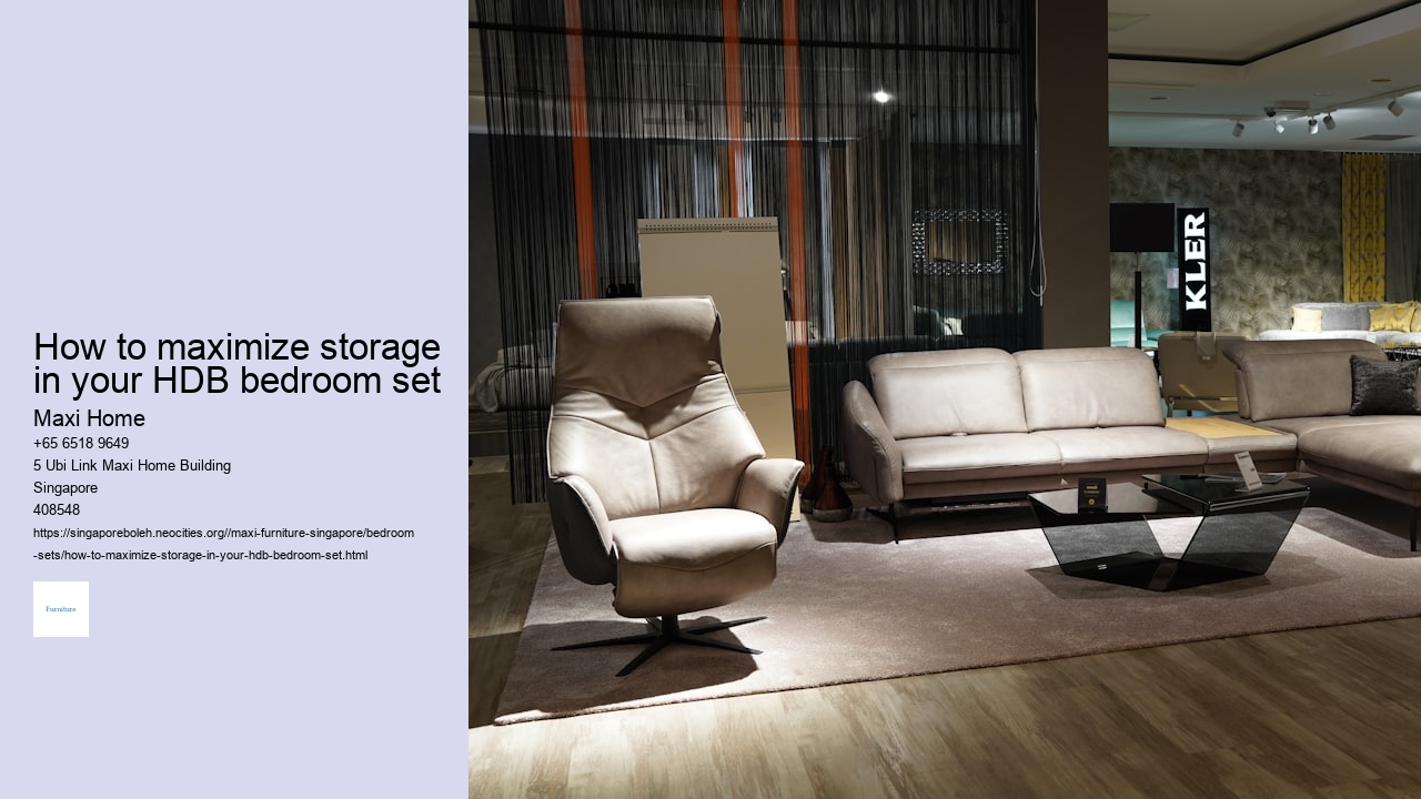 How to maximize storage in your HDB bedroom set Maxi Home How to maximize storage in your HDB bedroom set