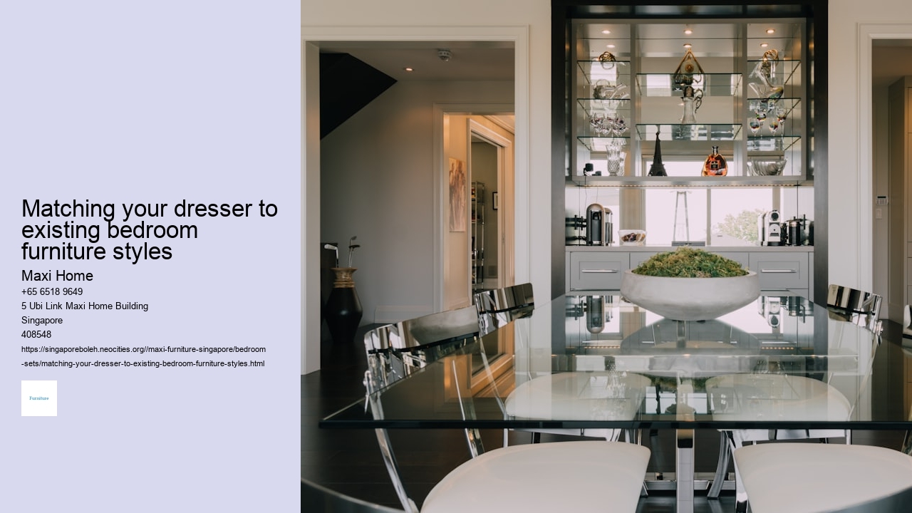 Matching your dresser to existing bedroom furniture styles Maxi Home Matching your dresser to existing bedroom furniture styles