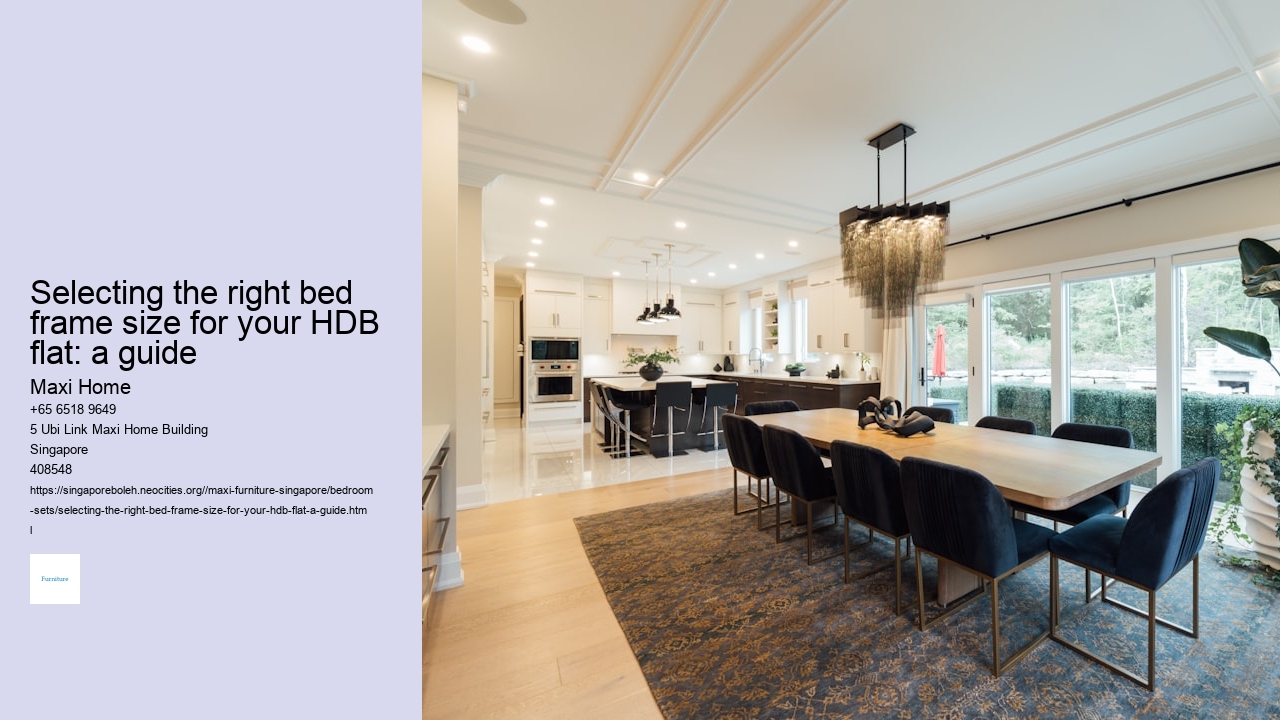 Selecting the right bed frame size for your HDB flat: a guide Maxi Home Selecting the right bed frame size for your HDB flat: a guide