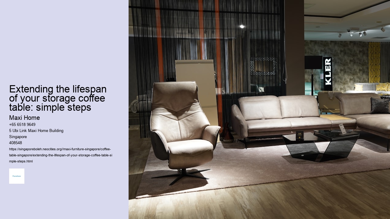 Extending the lifespan of your storage coffee table: simple steps Maxi Home Extending the lifespan of your storage coffee table: simple steps