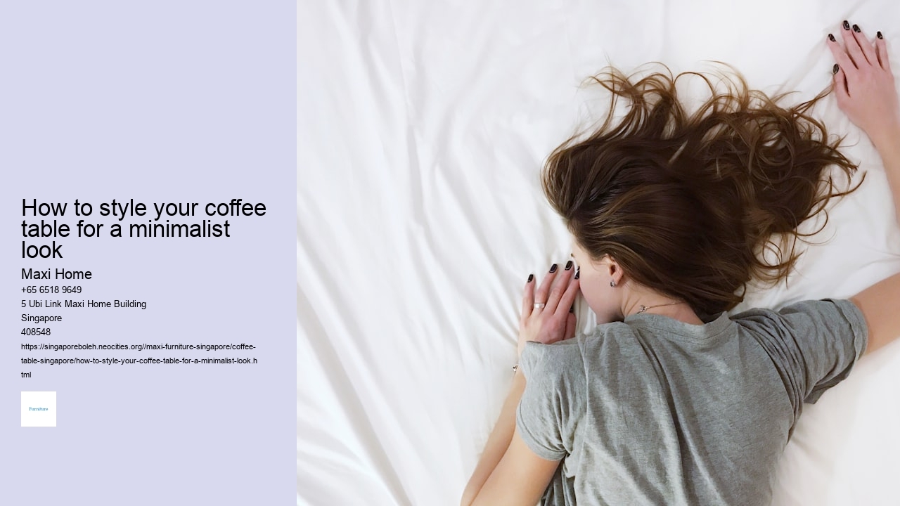 How to style your coffee table for a minimalist look Maxi Home How to style your coffee table for a minimalist look