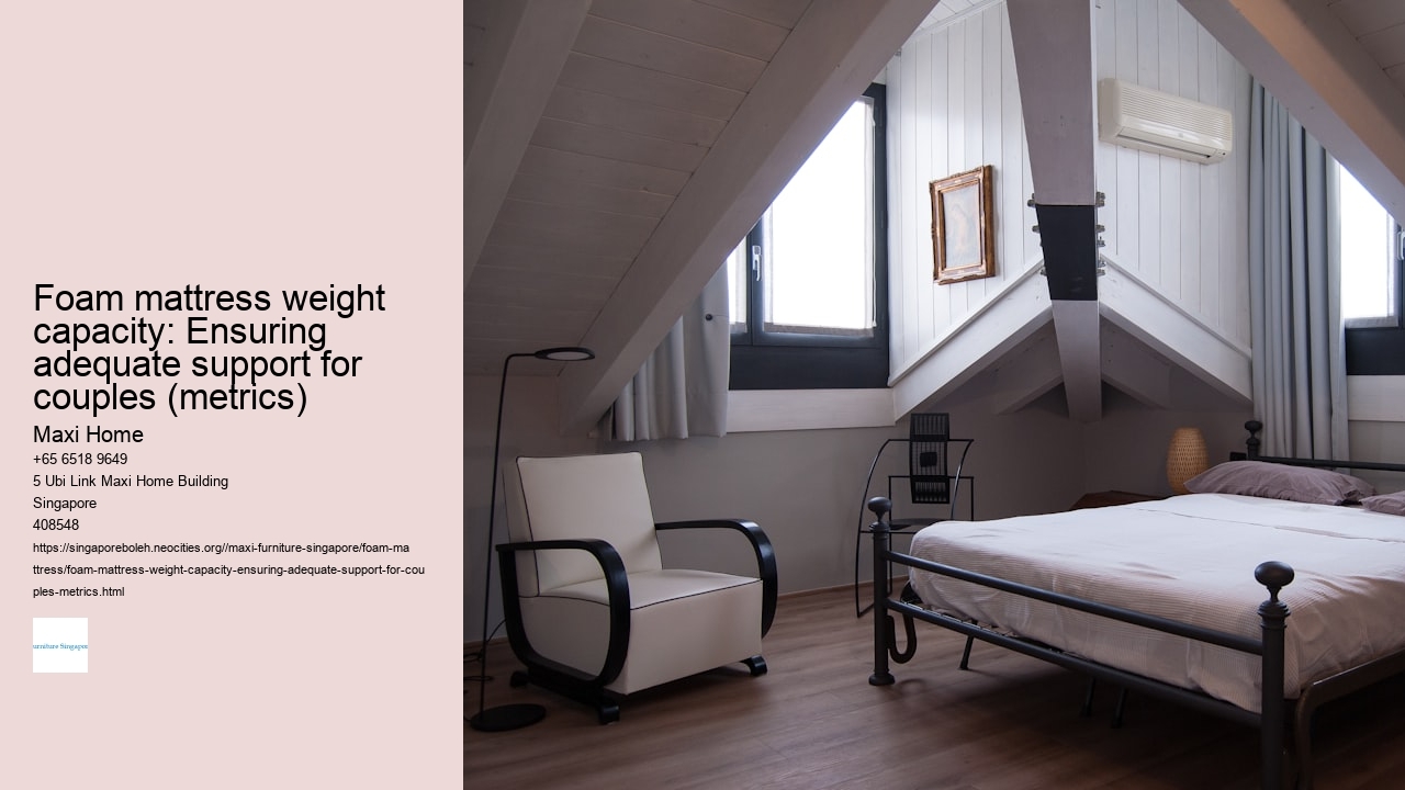 Foam mattress weight capacity: Ensuring adequate support for couples (metrics)