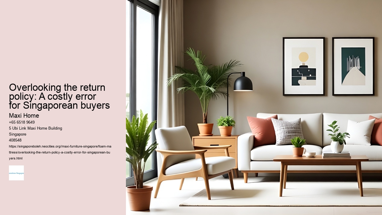 Overlooking the return policy: A costly error for Singaporean buyers