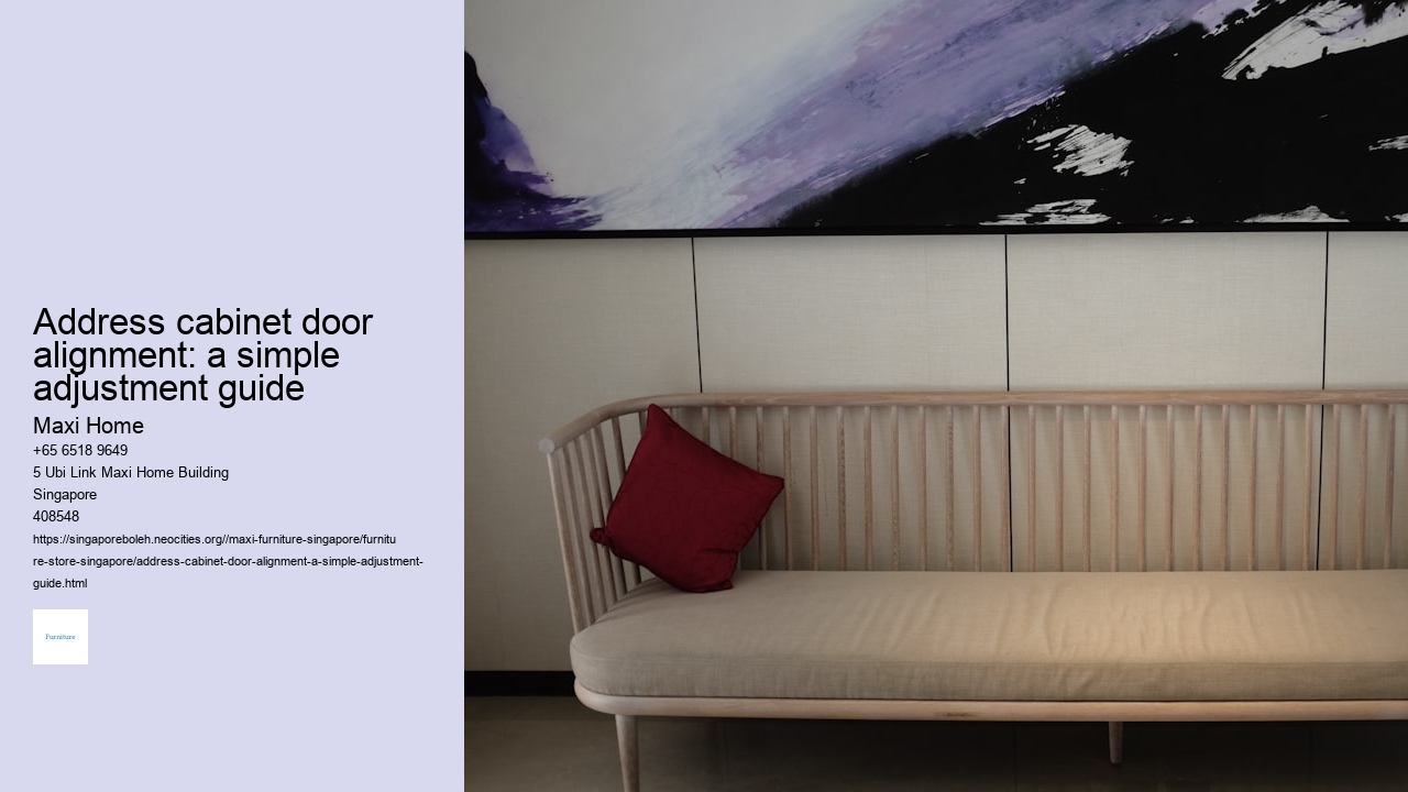 Address cabinet door alignment: a simple adjustment guide Maxi Home Address cabinet door alignment: a simple adjustment guide