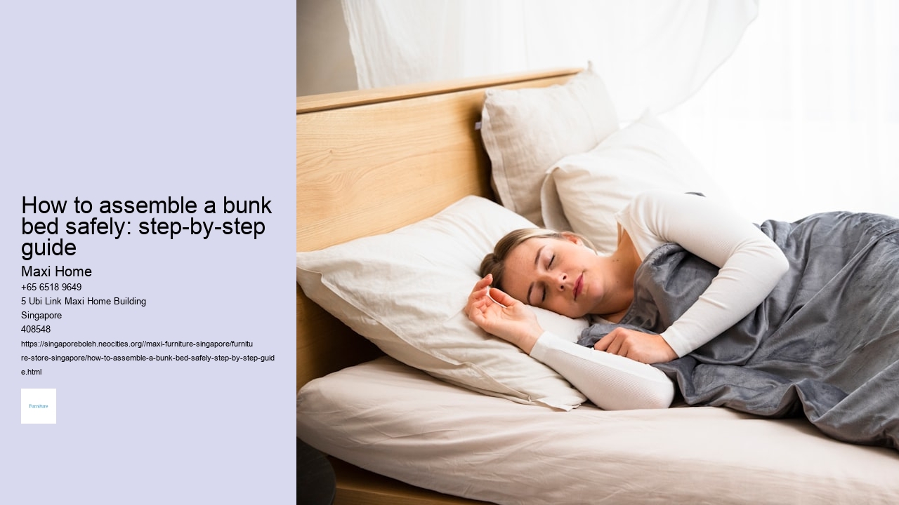 How to assemble a bunk bed safely: step-by-step guide