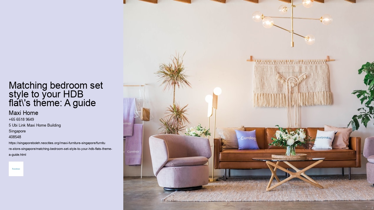 Matching bedroom set style to your HDB flat's theme: A guide