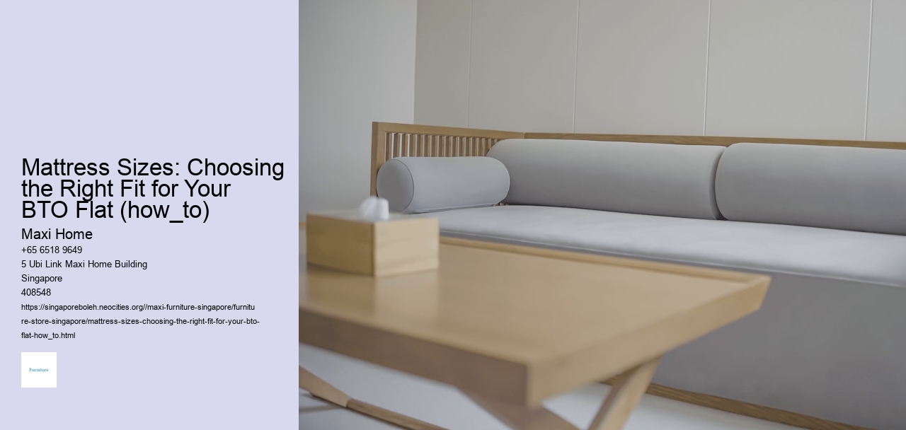 Mattress Sizes: Choosing the Right Fit for Your BTO Flat (how_to)