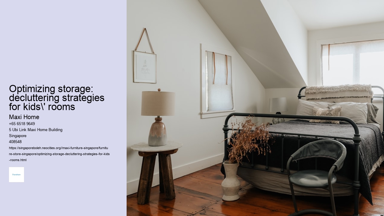 Optimizing storage: decluttering strategies for kids' rooms