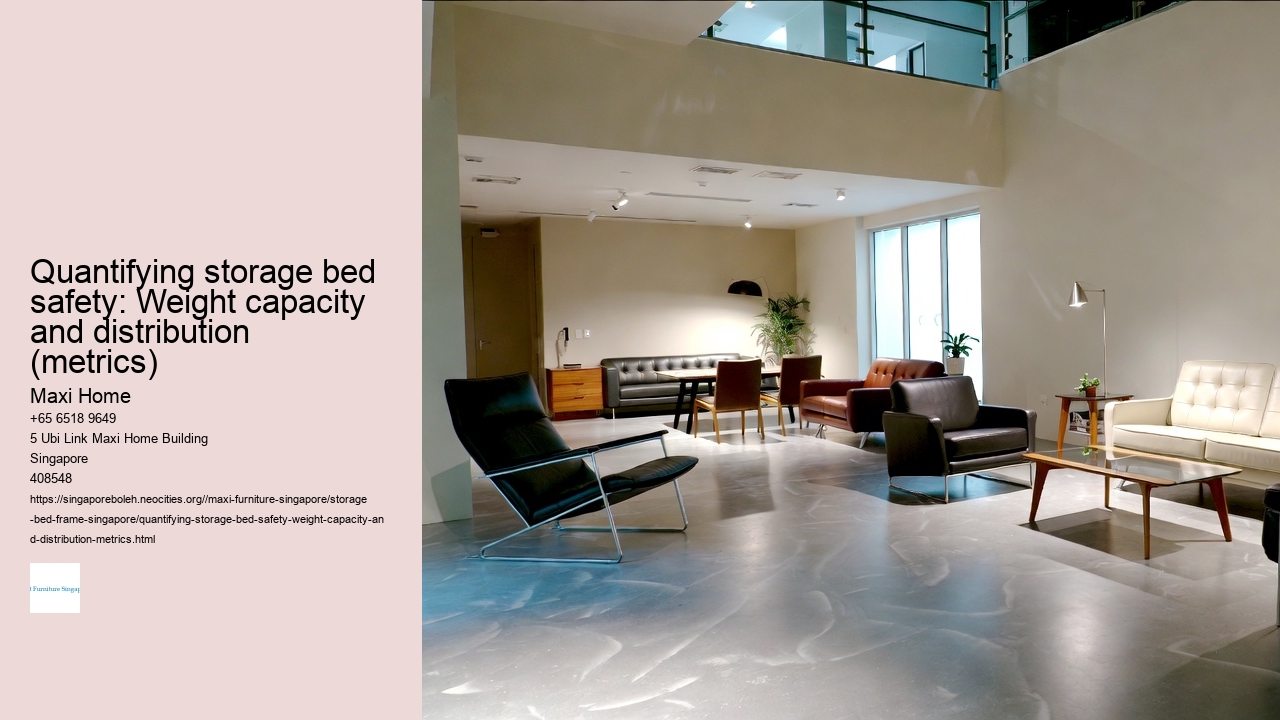 Quantifying storage bed safety: Weight capacity and distribution (metrics)