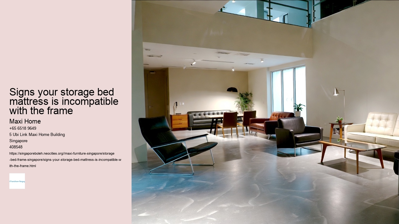 Signs your storage bed mattress is incompatible with the frame
