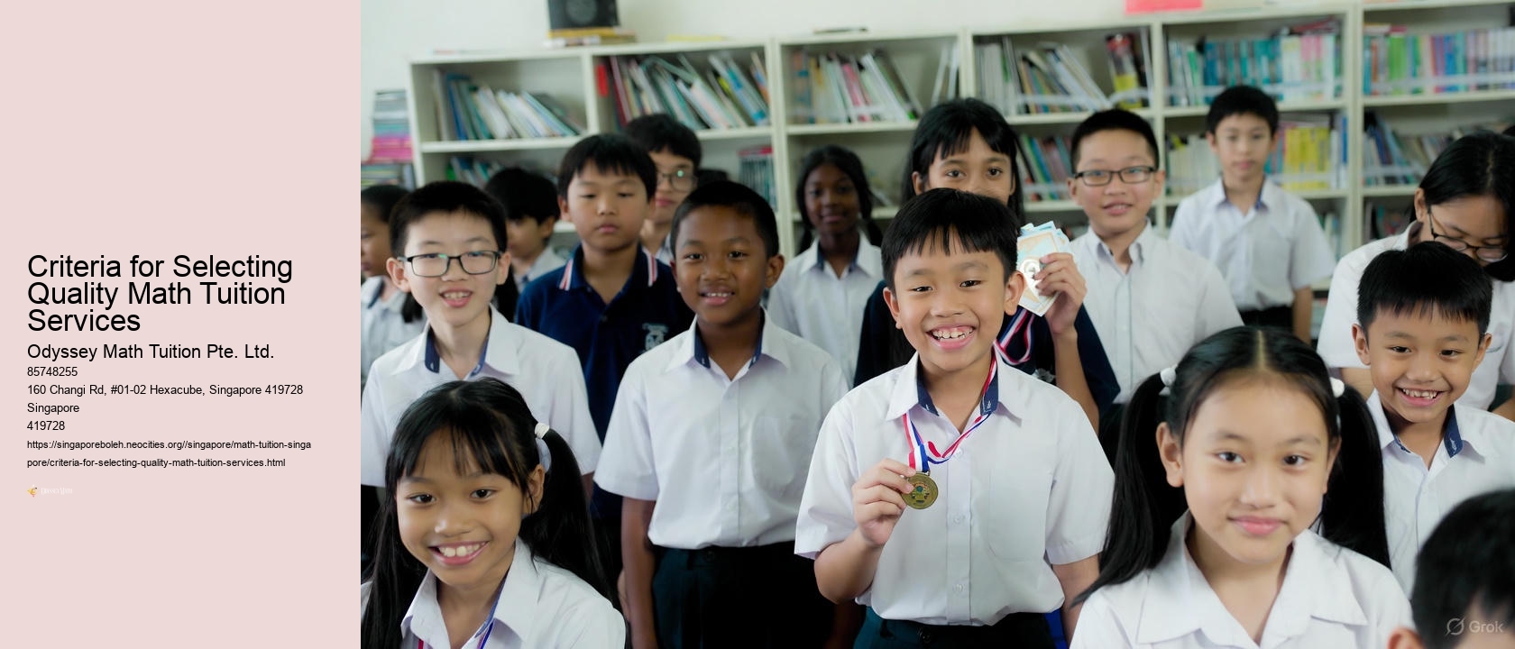 Criteria for Selecting Quality Math Tuition Services
