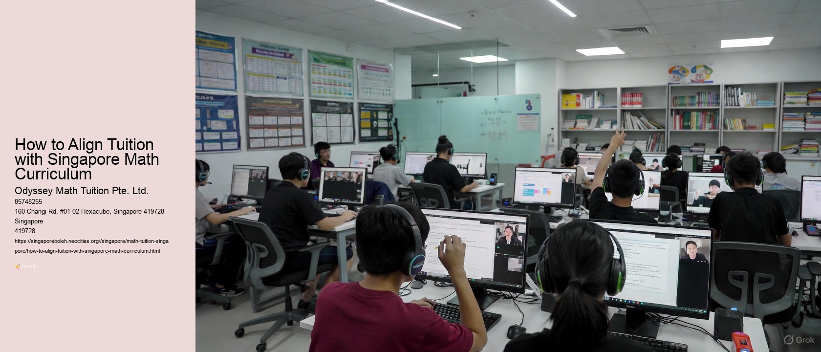 How to Align Tuition with Singapore Math Curriculum