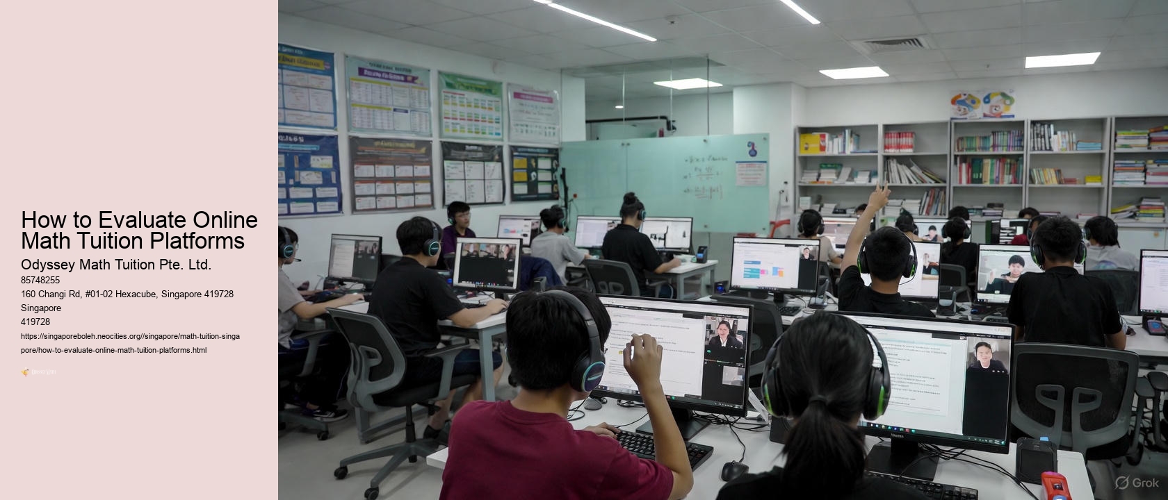 How to Evaluate Online Math Tuition Platforms