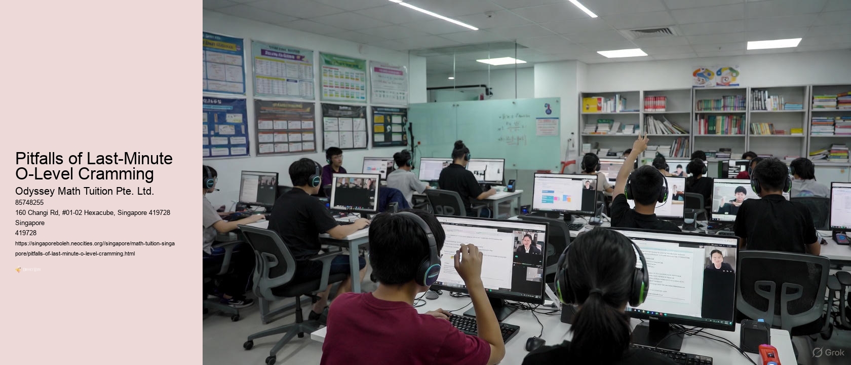 Pitfalls of Last-Minute O-Level Cramming