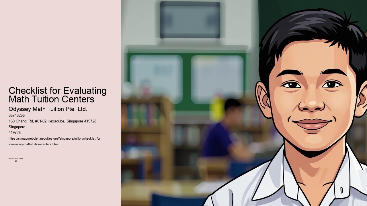 Checklist for Evaluating Math Tuition Centers